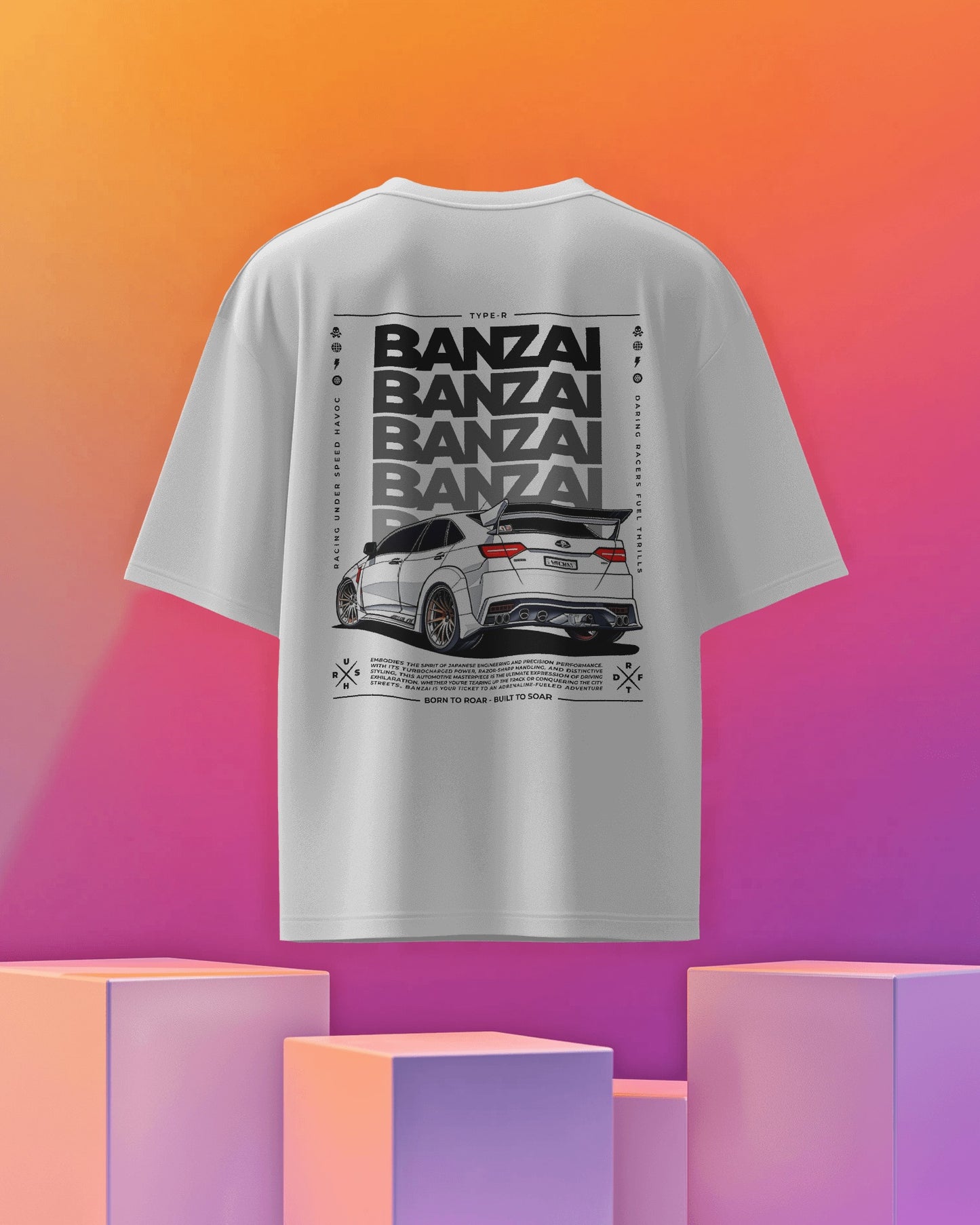 Premium Japanese-Inspired BANZAI T-Shirt - Unisex