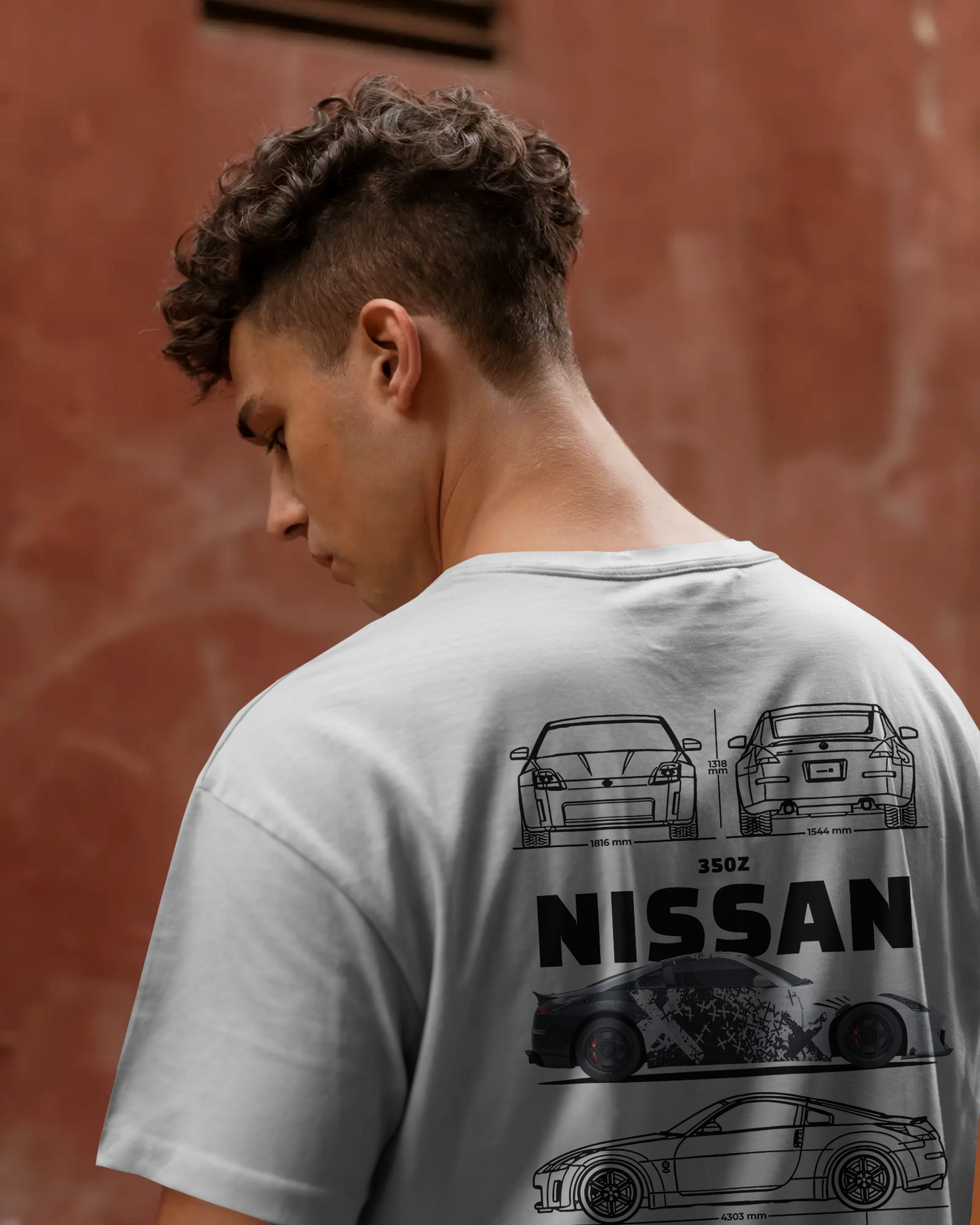 Premium Nissan 350Z Oversized Unisex T-Shirt – Built to Thrill