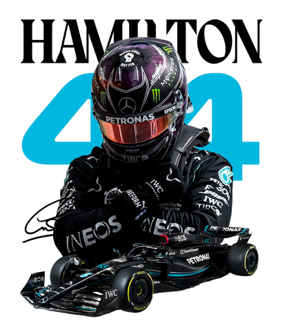 Premium Unisex Hamilton 44 Hoodie – Mercedes-Benz F1 Legacy