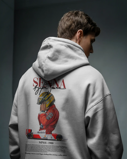 Premium Unisex Ayrton Senna Hoodie – Tribute to an F1 Icon