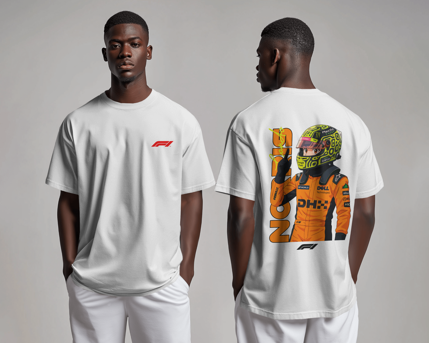 Premium Lando Norris Oversized Unisex T-Shirt – Future of Formula 1