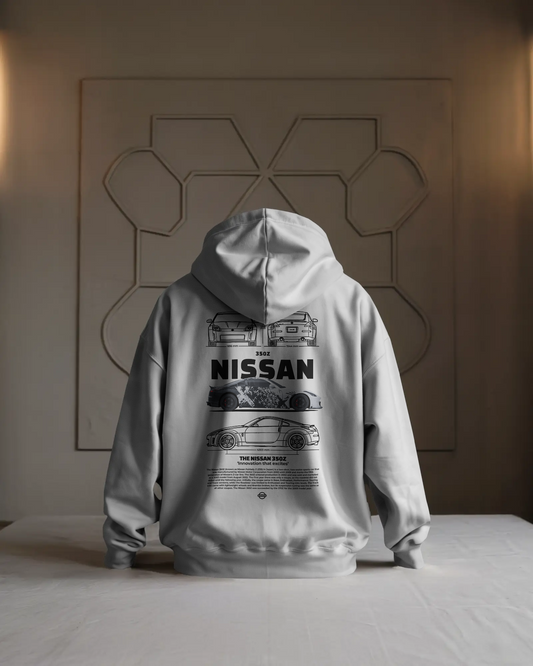 Premium Unisex "Nissan 350Z" Oversized Hoodie – Built for Car Culture Enthusiasts