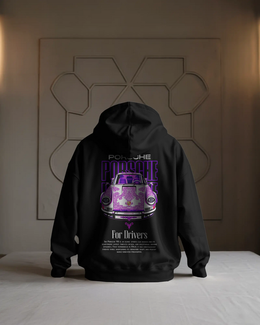 Premium Unisex Porsche Graffiti Hoodie – Street Art Meets Speed