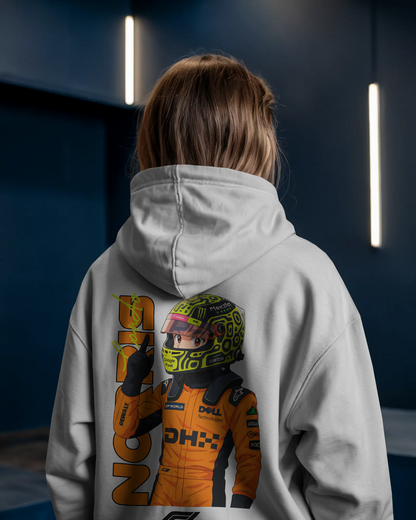 Premium Unisex "Lando Norris x McLaren" Oversized Hoodie – For True F1 Fans