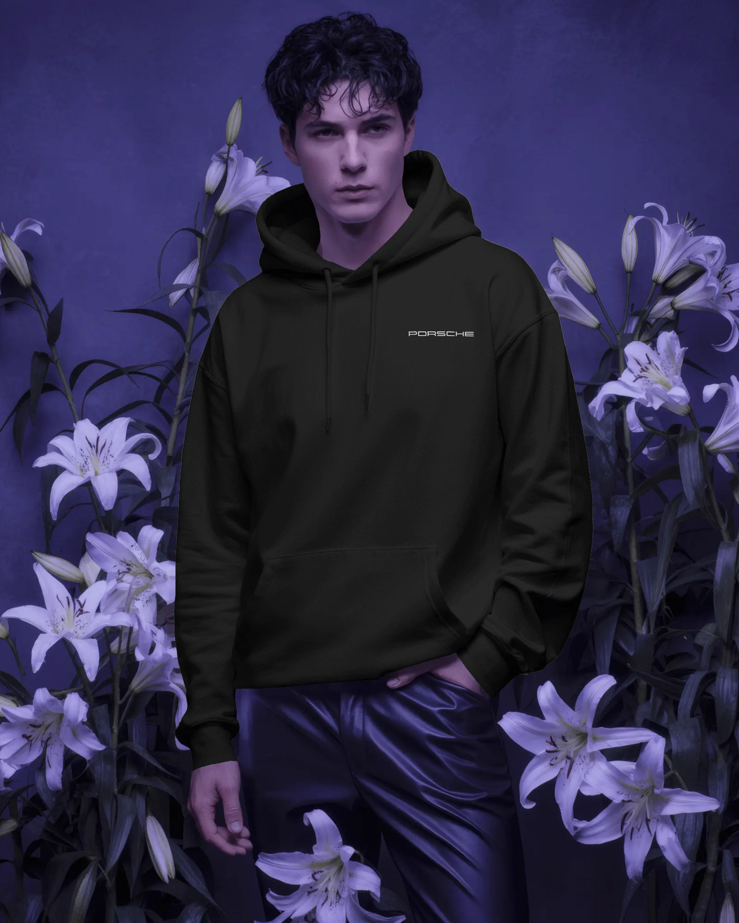 Premium Unisex Porsche Graffiti Hoodie – Street Art Meets Speed