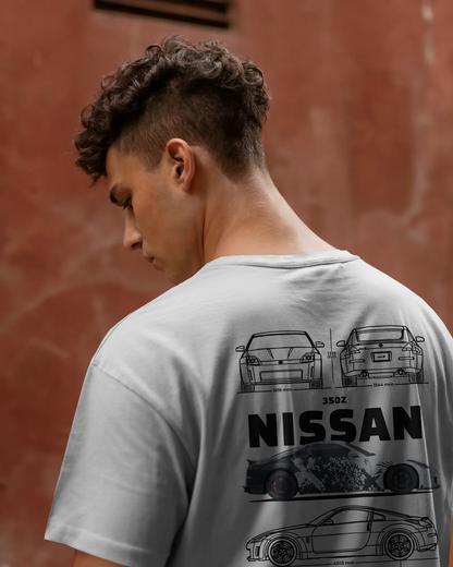 Premium Nissan 350Z Oversized Unisex T-Shirt – Built to Thrill