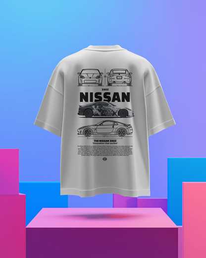 Premium Nissan 350Z Oversized Unisex T-Shirt – Built to Thrill
