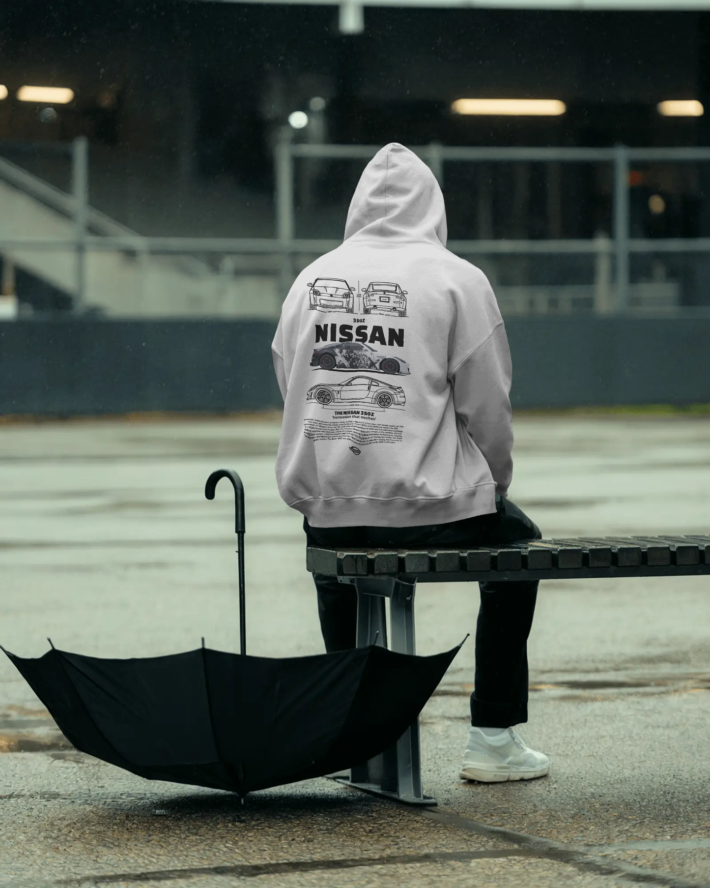 Premium Unisex "Nissan 350Z" Oversized Hoodie – Built for Car Culture Enthusiasts