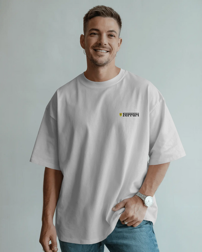 Premium Ferrari × Lewis Hamilton T-Shirt – The Red Era Begins