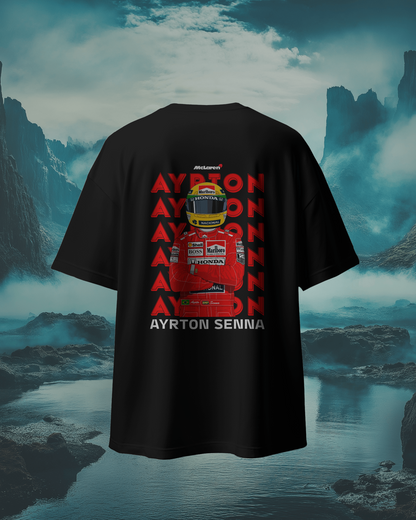 Premium Ayrton Senna × McLaren F1 T-Shirt – Legacy of a Racing Legend