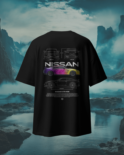 Premium Nissan GTR R35 Oversized Unisex T-Shirt – The Godzilla Legacy