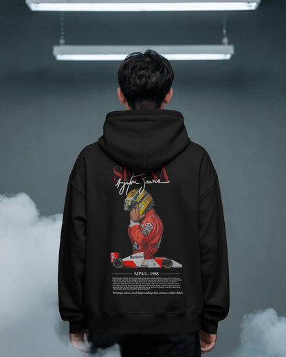 Premium Unisex Ayrton Senna Hoodie – Tribute to an F1 Icon